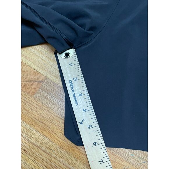 Lululemon Men's Shorts Athletic Running Elastic Waist Flat Front Stretch L Black - Picture 5 of 8